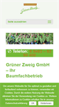 Mobile Screenshot of gruener-zweig.de